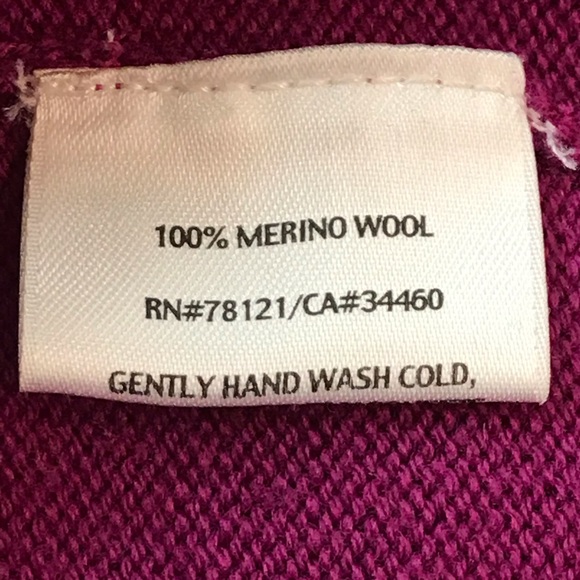 Eileen Fisher Burgundy Wool/Silk Sweater Set - Picture 6 of 7